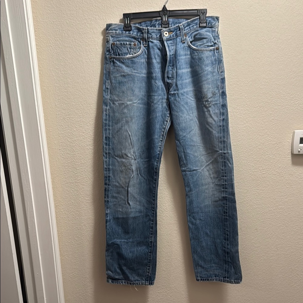 Levi's Blue Straight Jeans Classic Denim Style